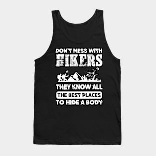 Berge Wandern Natur Berg Outdoor Geschenk T-Shirt Tank Top